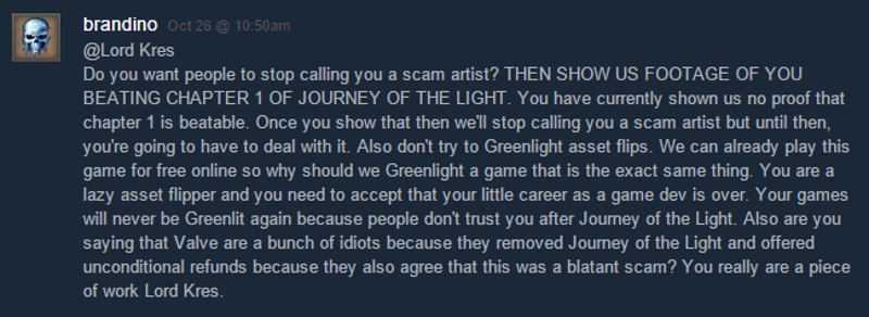 Illustration for article titled Sketchy Developer Allowed Back On Steam Even Though Last Game Was Booted